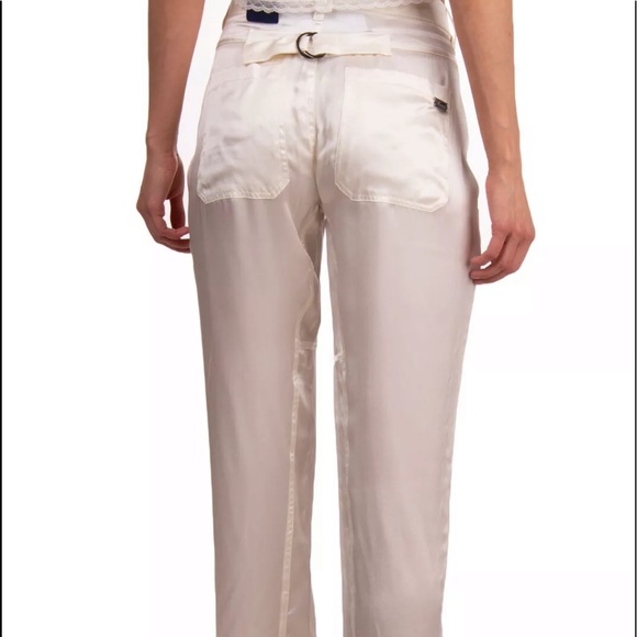 FINAL PRICE BLUMARINE Silk pant SWAROVSKI Elements - Picture 3 of 10